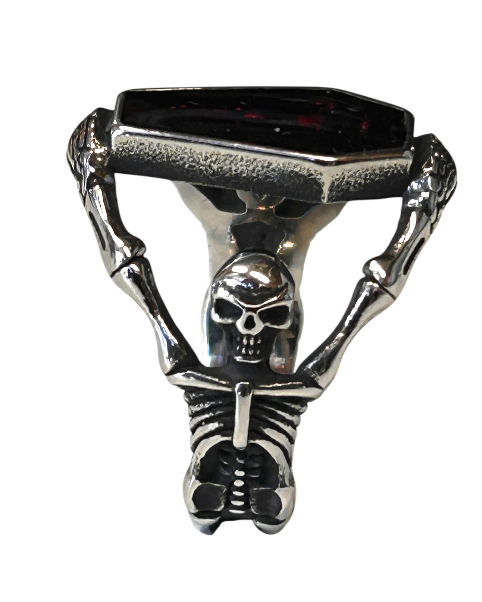 Vampire Coffin Gothic Stainless Steel Ring