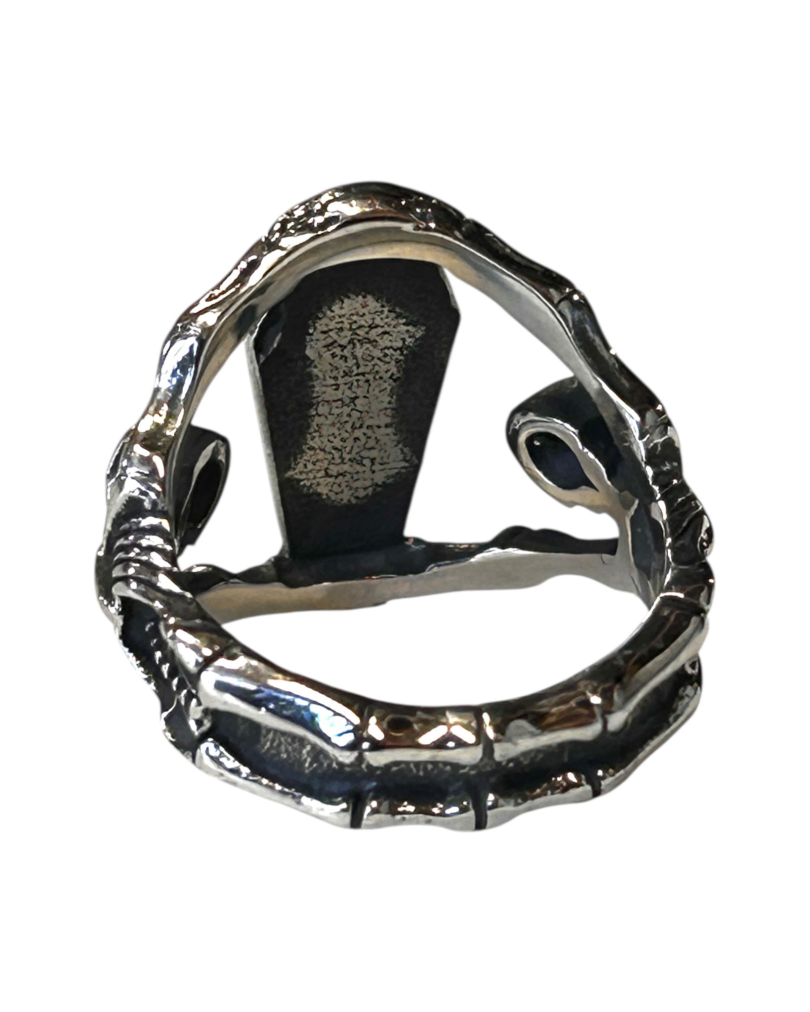 Vampire Coffin Gothic Stainless Steel Ring