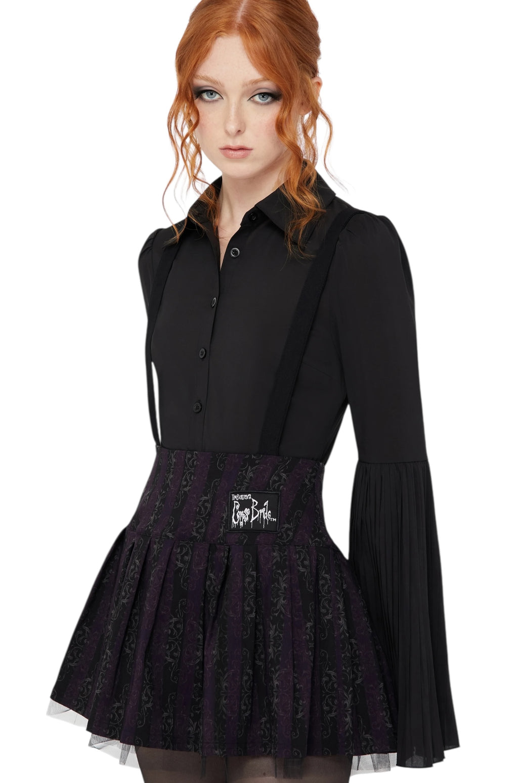 Corpse Bride x Killstar Haunted Phase Pinafore Skirt