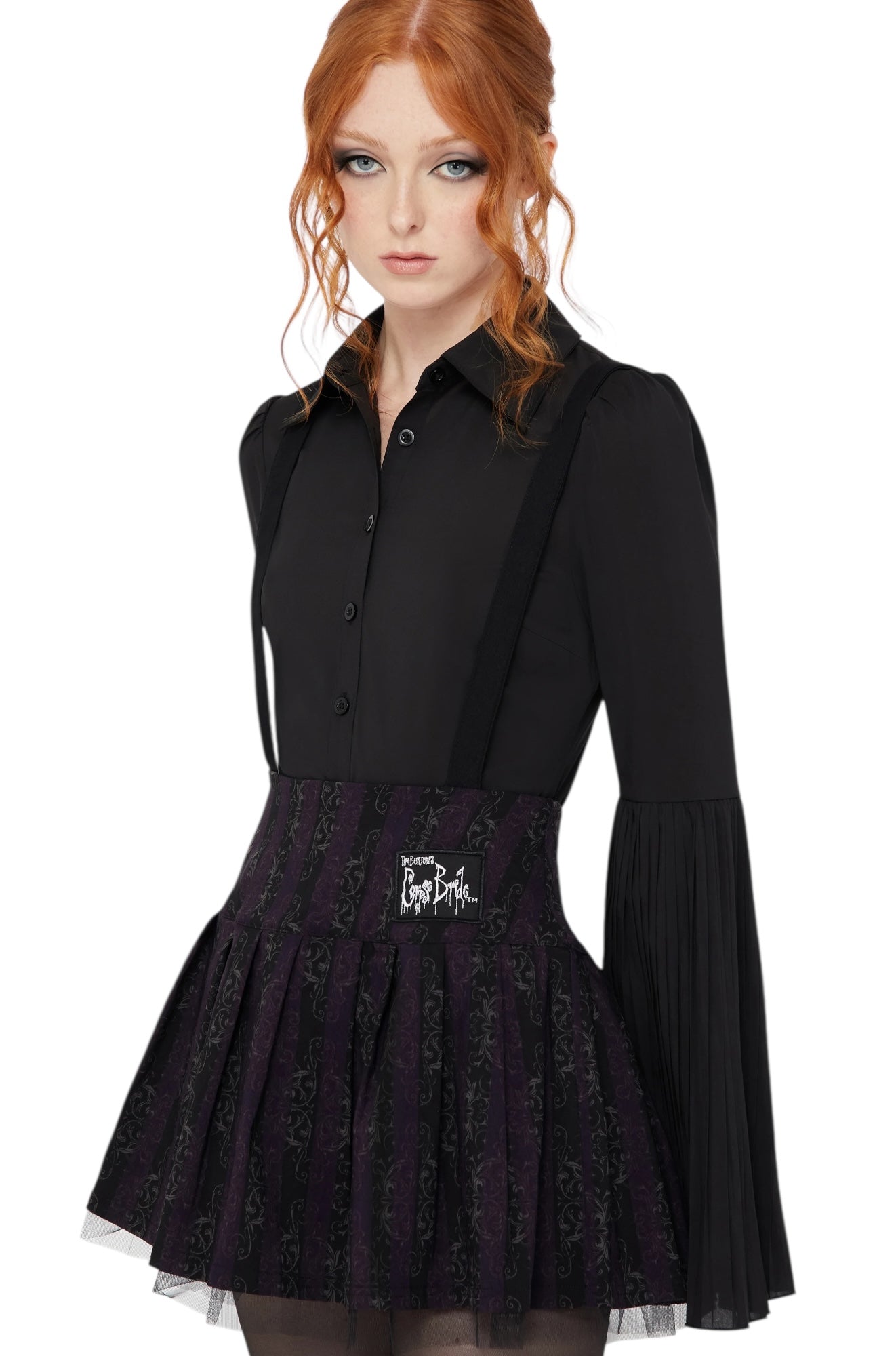 Corpse Bride x Killstar Haunted Phase Pinafore Skirt