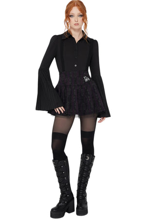 Corpse Bride x Killstar Haunted Phase Pinafore Skirt
