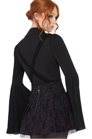 Corpse Bride x Killstar Haunted Phase Pinafore Skirt