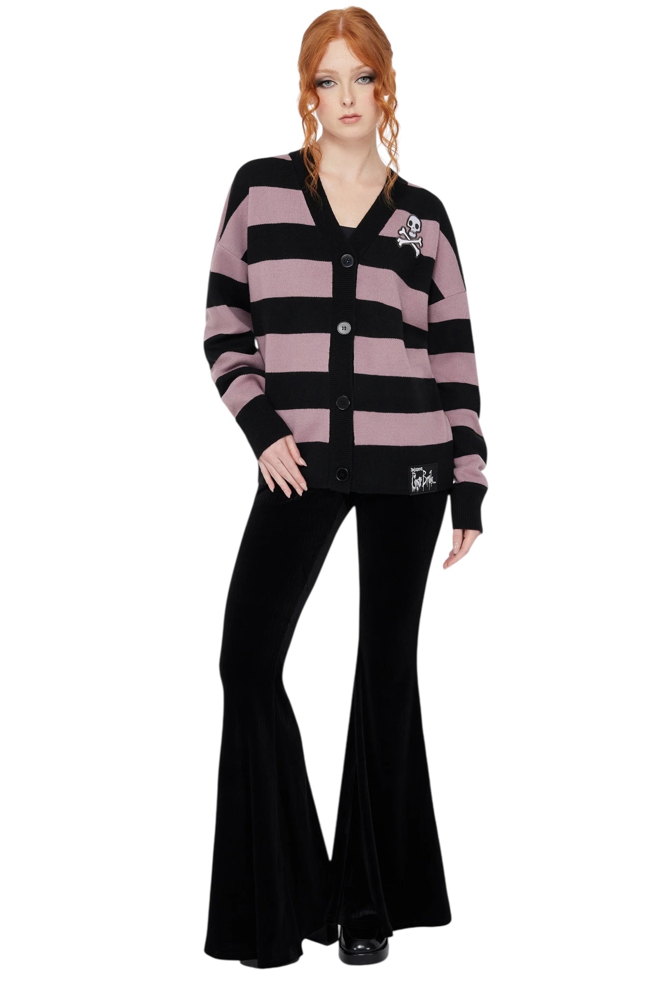 Corpse Bride x Killstar - Crossbones Knit Cardigan