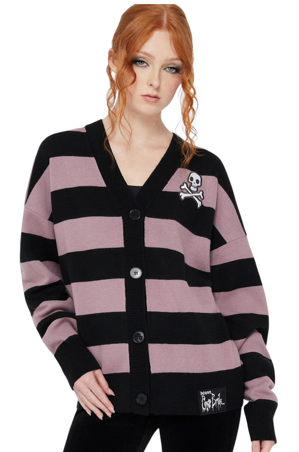 Corpse Bride x Killstar - Crossbones Knit Cardigan