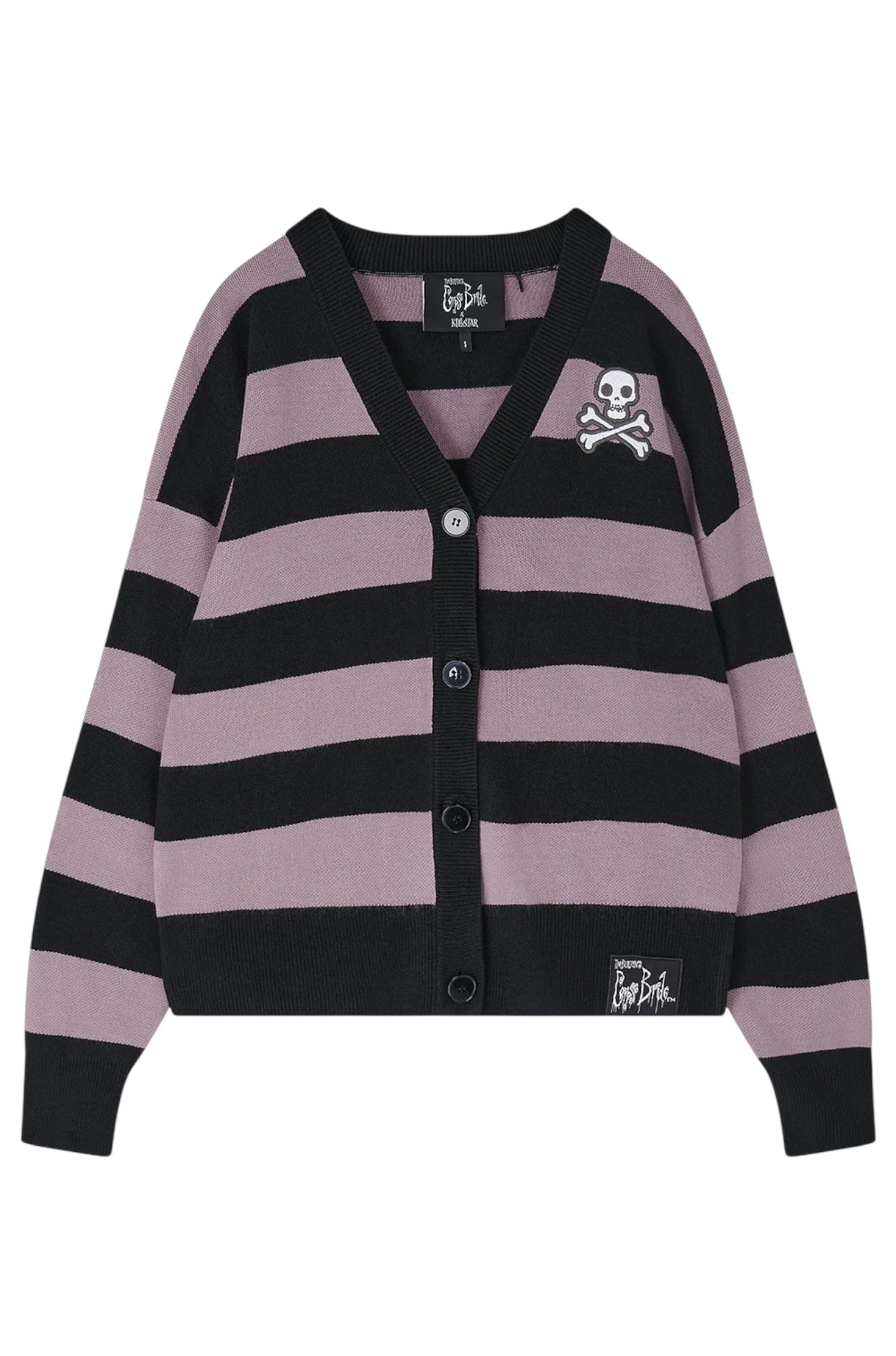 Corpse Bride x Killstar - Crossbones Knit Cardigan