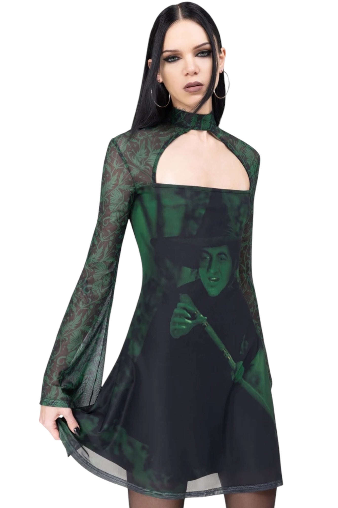 Killstar x The Wizard of OZ - Truly Wicked Mini Dress Thirteen Vintage Killstar x The Wizard of OZ - Truly Wicked Mini Dress Thirteen Vintage