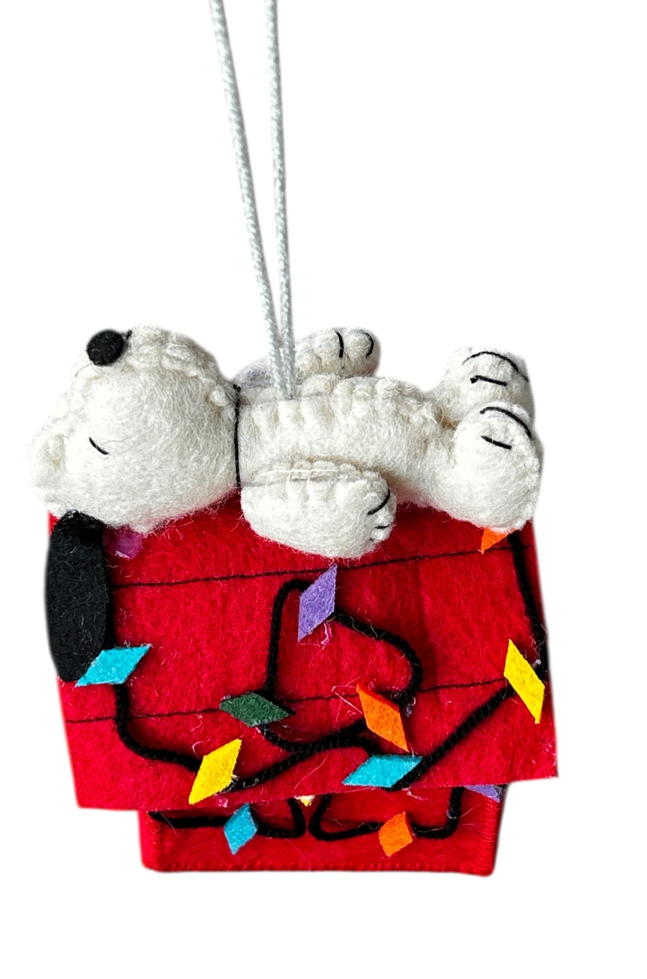 Cozy Christmas Snoopy Felt Ornament