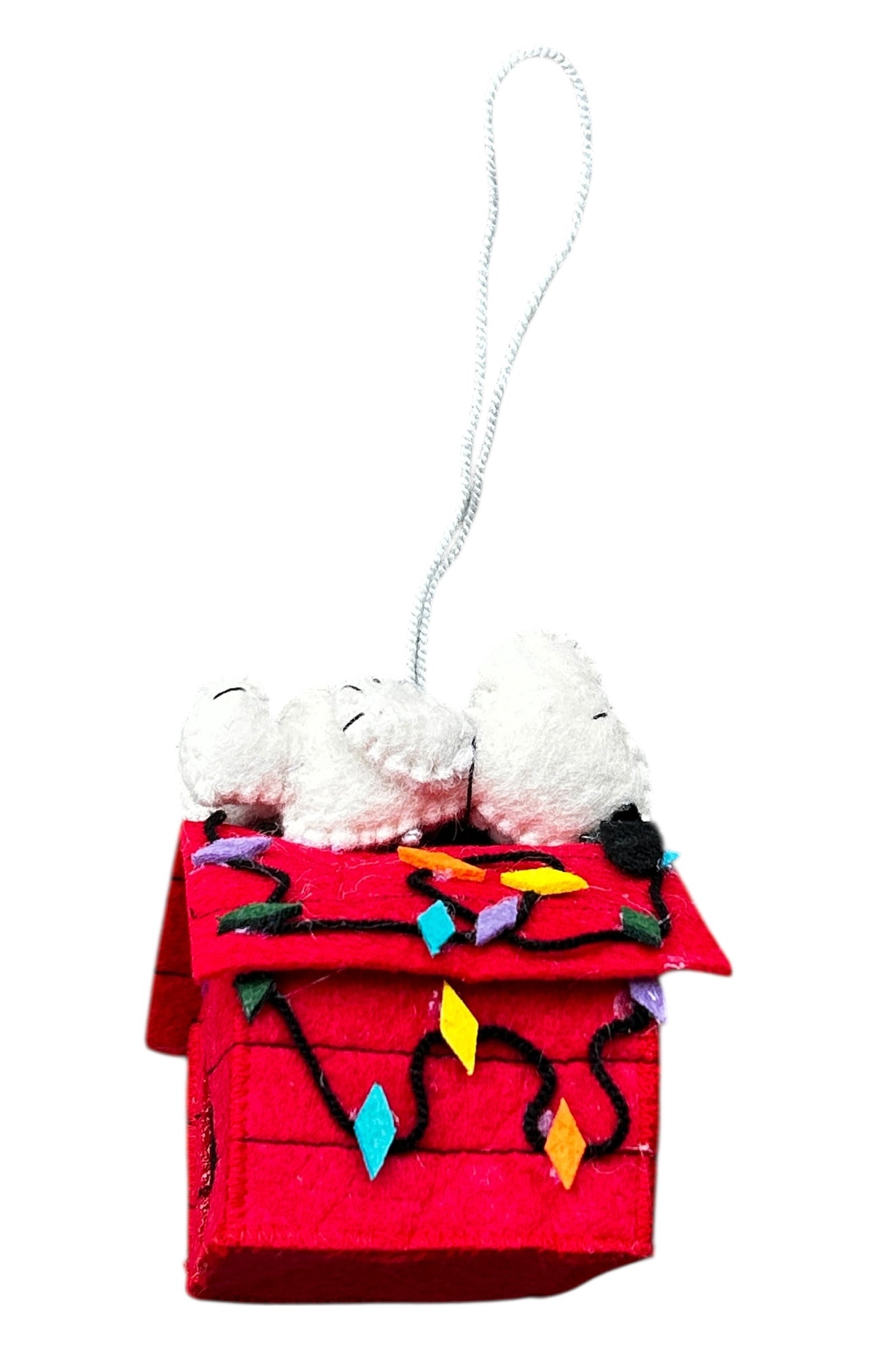 Cozy Christmas Snoopy Felt Ornament