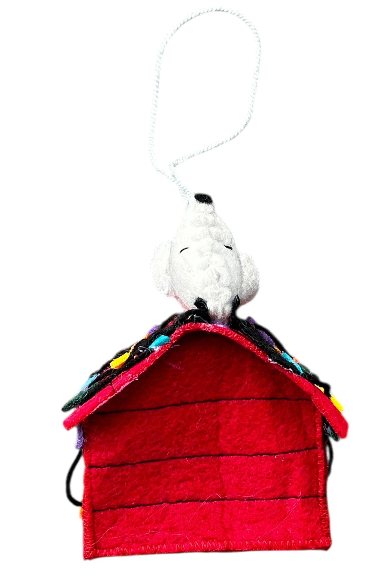 Cozy Christmas Snoopy Felt Ornament