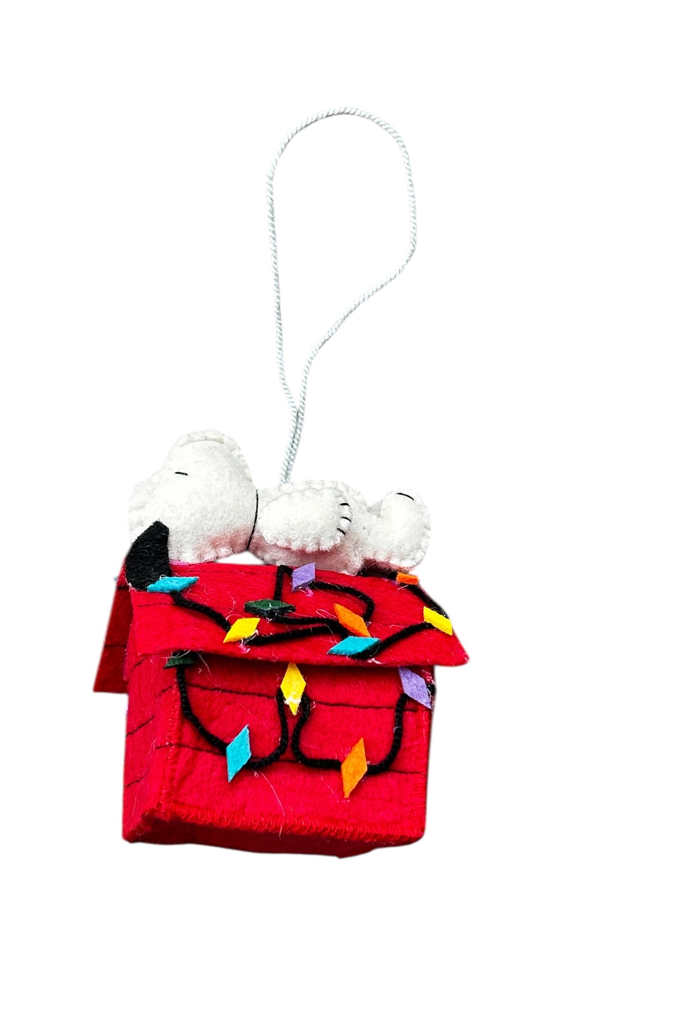 Cozy Christmas Snoopy Felt Ornament