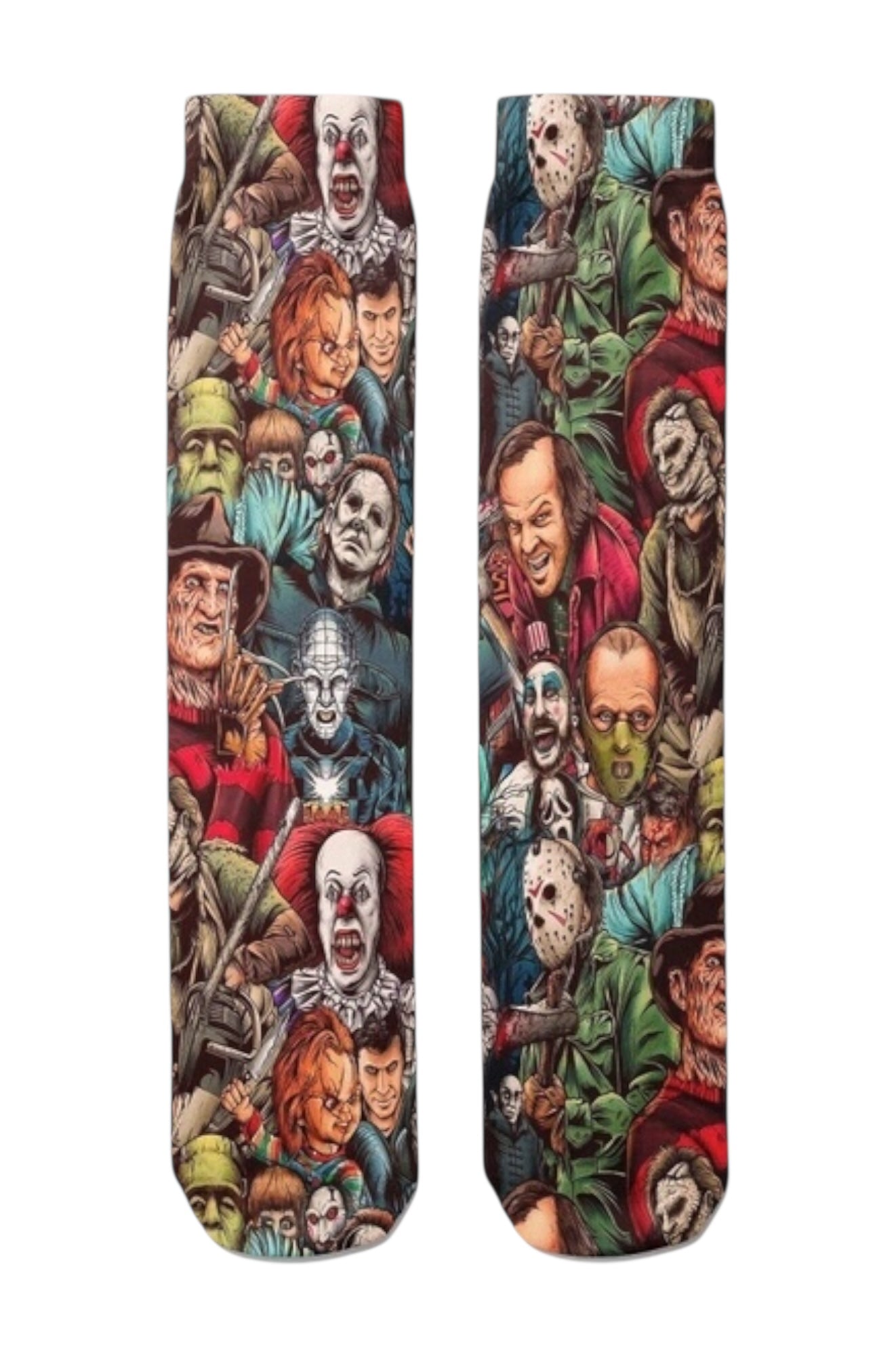 Horror Collages Socks