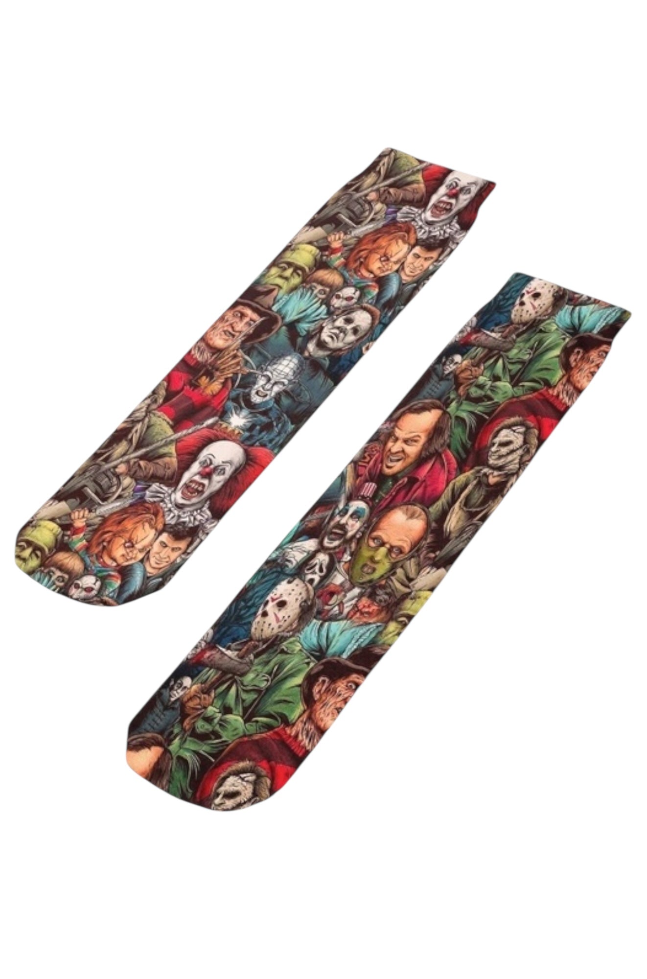 Horror Collages Socks