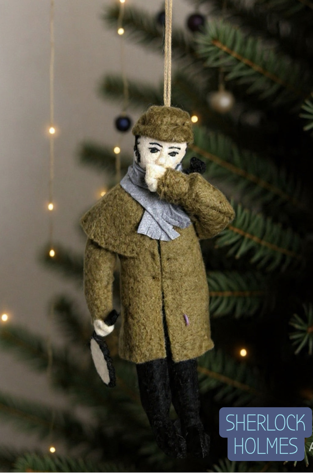 Sherlock Holmes  Felt Ornament