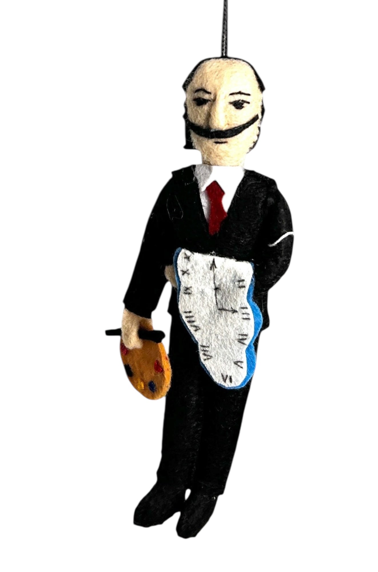 Salvador Dalí Felt Ornament