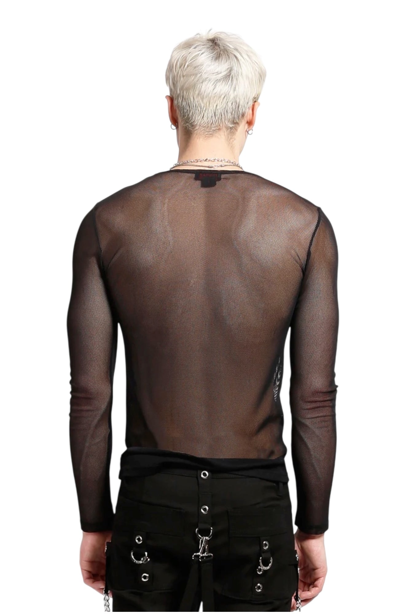 Tripp NYC - Men’s Long Sleeve Fishnet Top