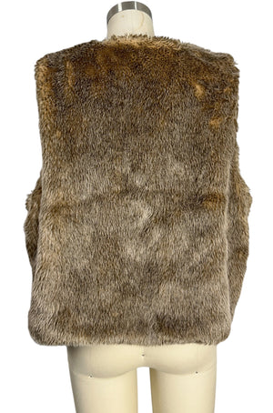 Aerie Faux Fur Vest Pre-Loved | Recycled Polyester | Size Medium