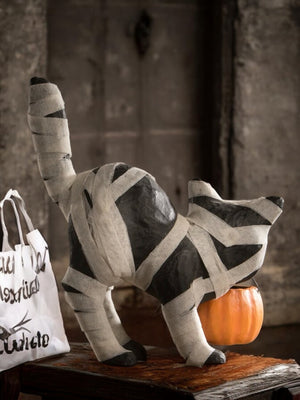 Bethany Lowe Design - Mummy Kitty Paper Mache