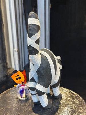 Bethany Lowe Design - Mummy Kitty Paper Mache