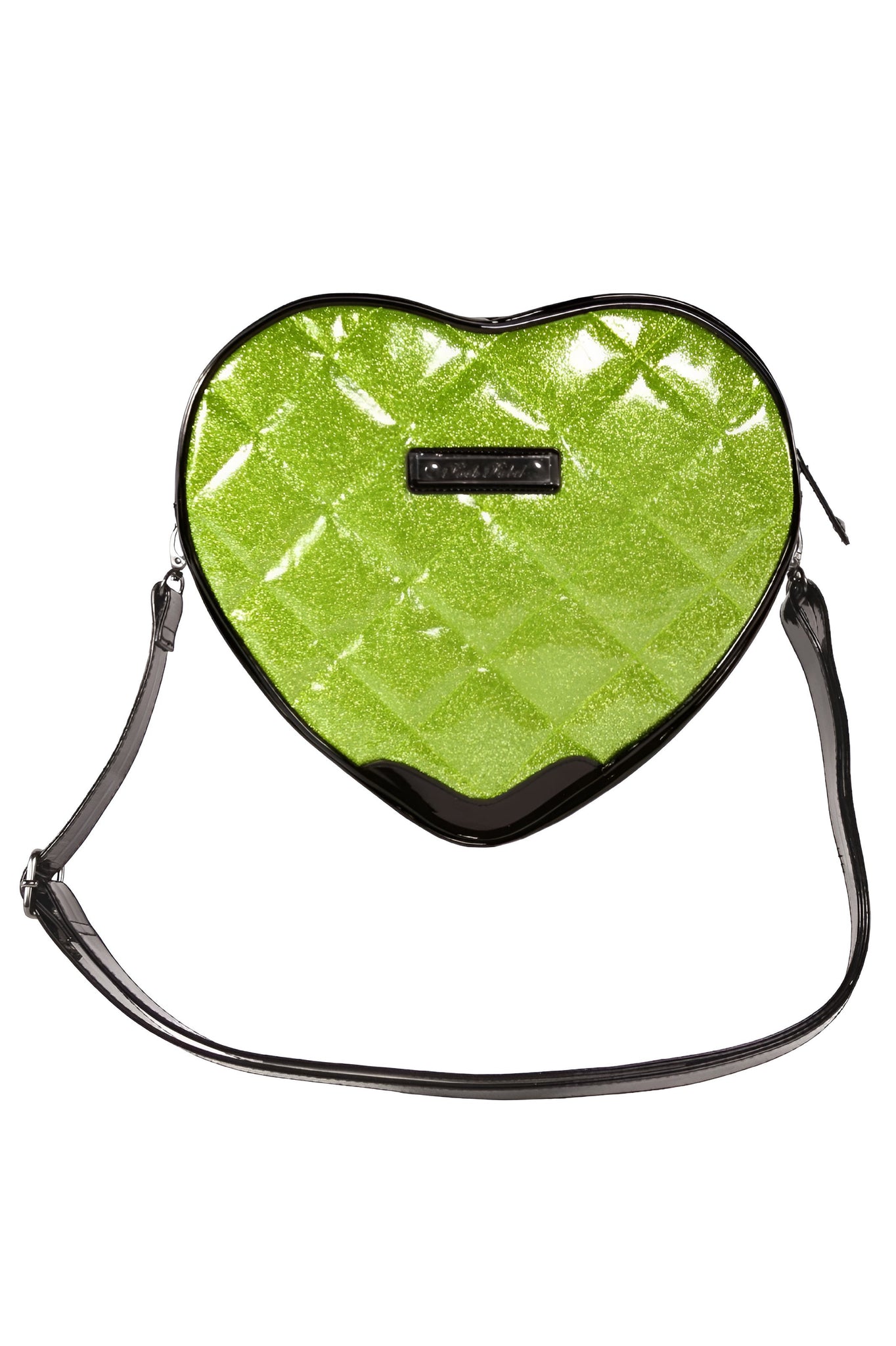 ROCK REBEL - Frank Studded Quilted Heart Shoulder Bag