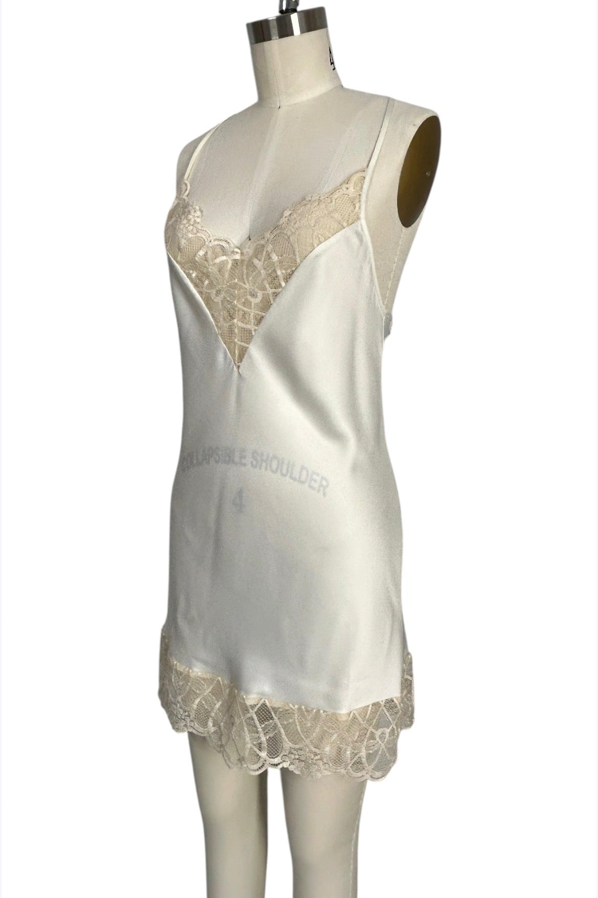 90s white slip dress Silk Laundry 90s Slip Dress