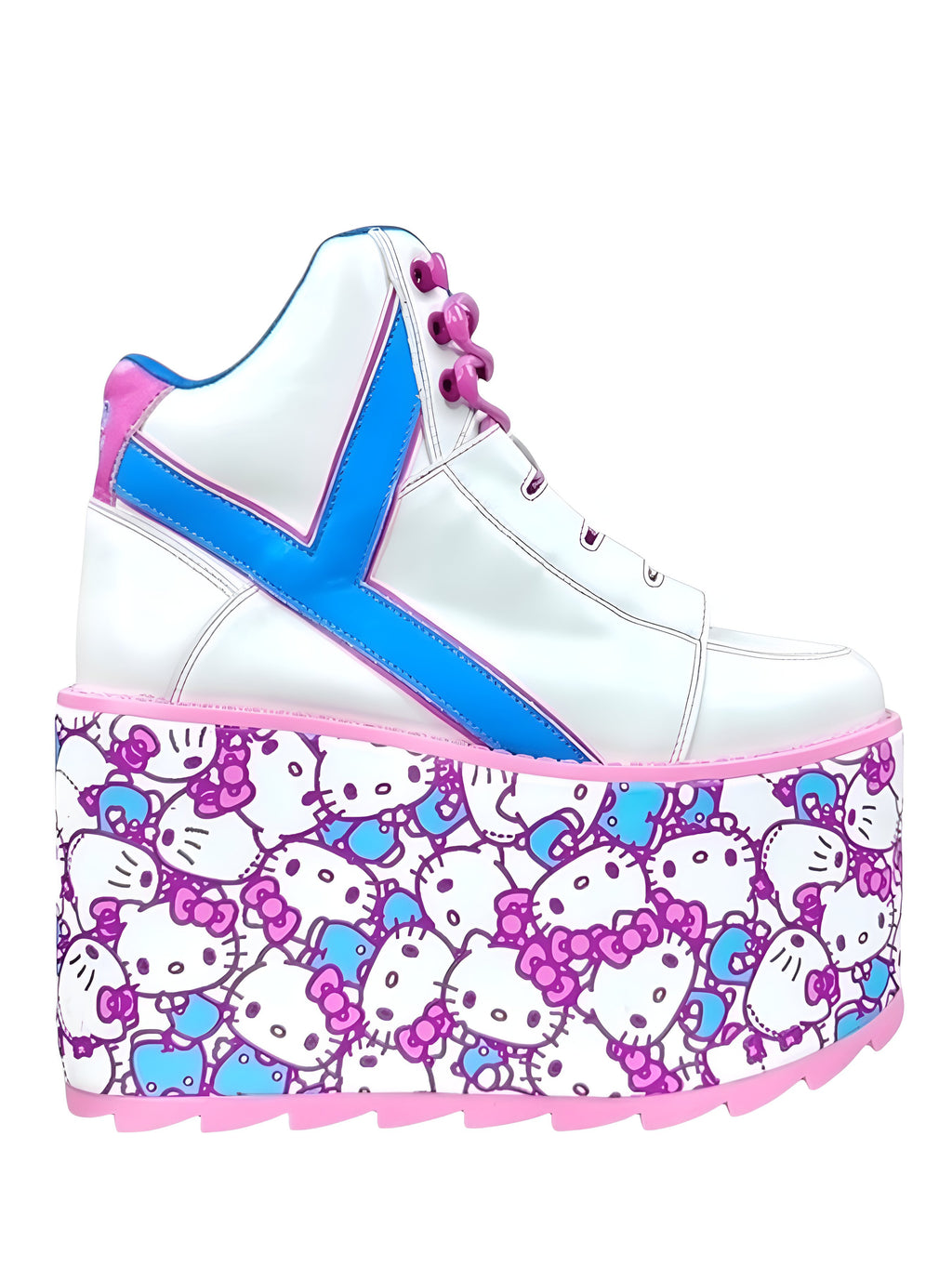 Hello Kitty x YRU - Qozmo Kawaii Hello Kitty Platform Sneakers