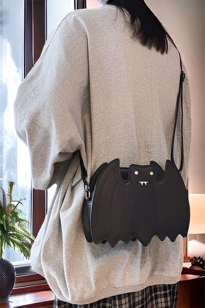 Spookacular Bat Cutout Vegan Leather Handbag