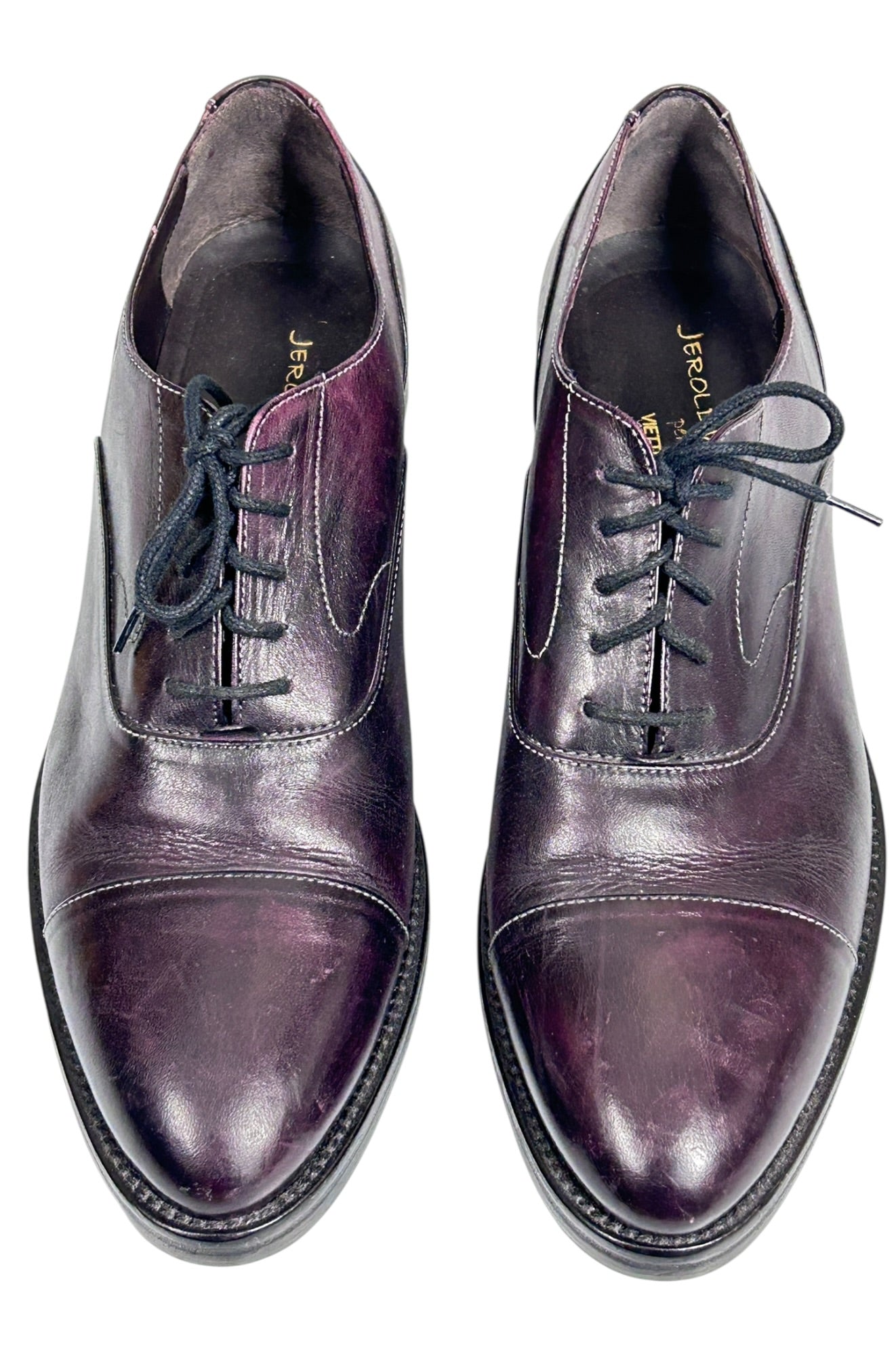 Pre-Owned - Jerold Wilton Per Vietti - Genuine Leather Oxford Shoes -  Thirteen Vintage