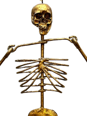 Hanging Metal Skeleton Ornament