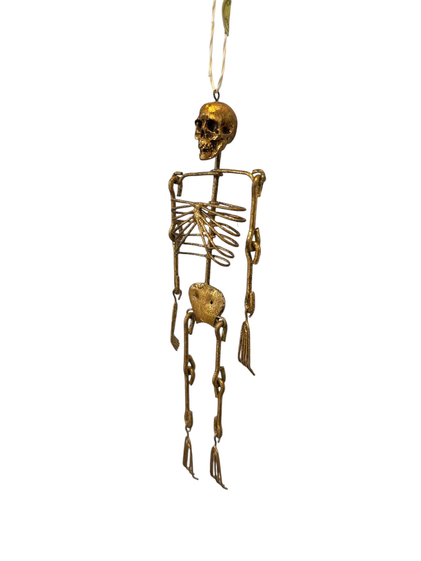 Hanging Metal Skeleton Ornament