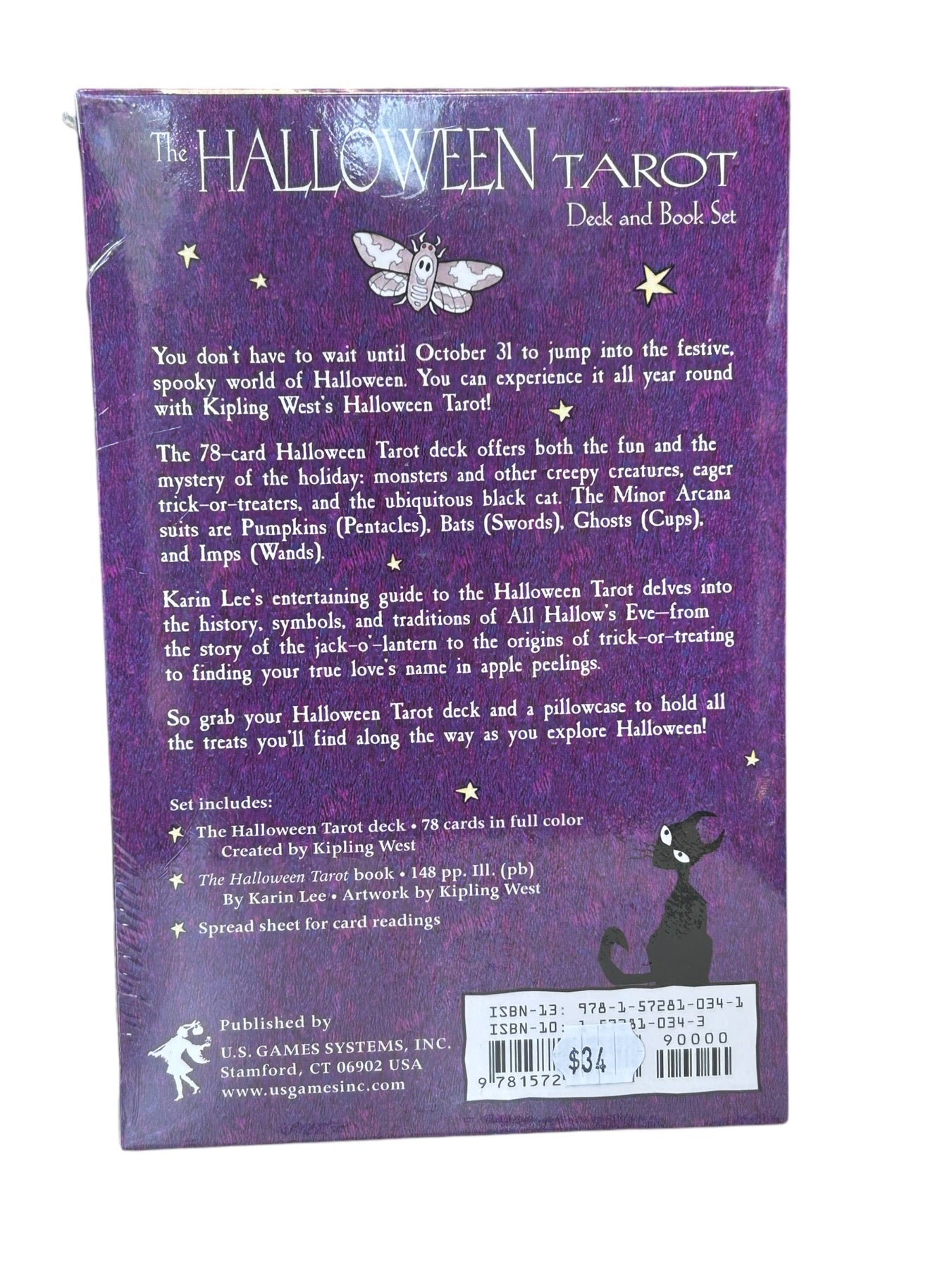 The Halloween Tarot Deck & Book Set