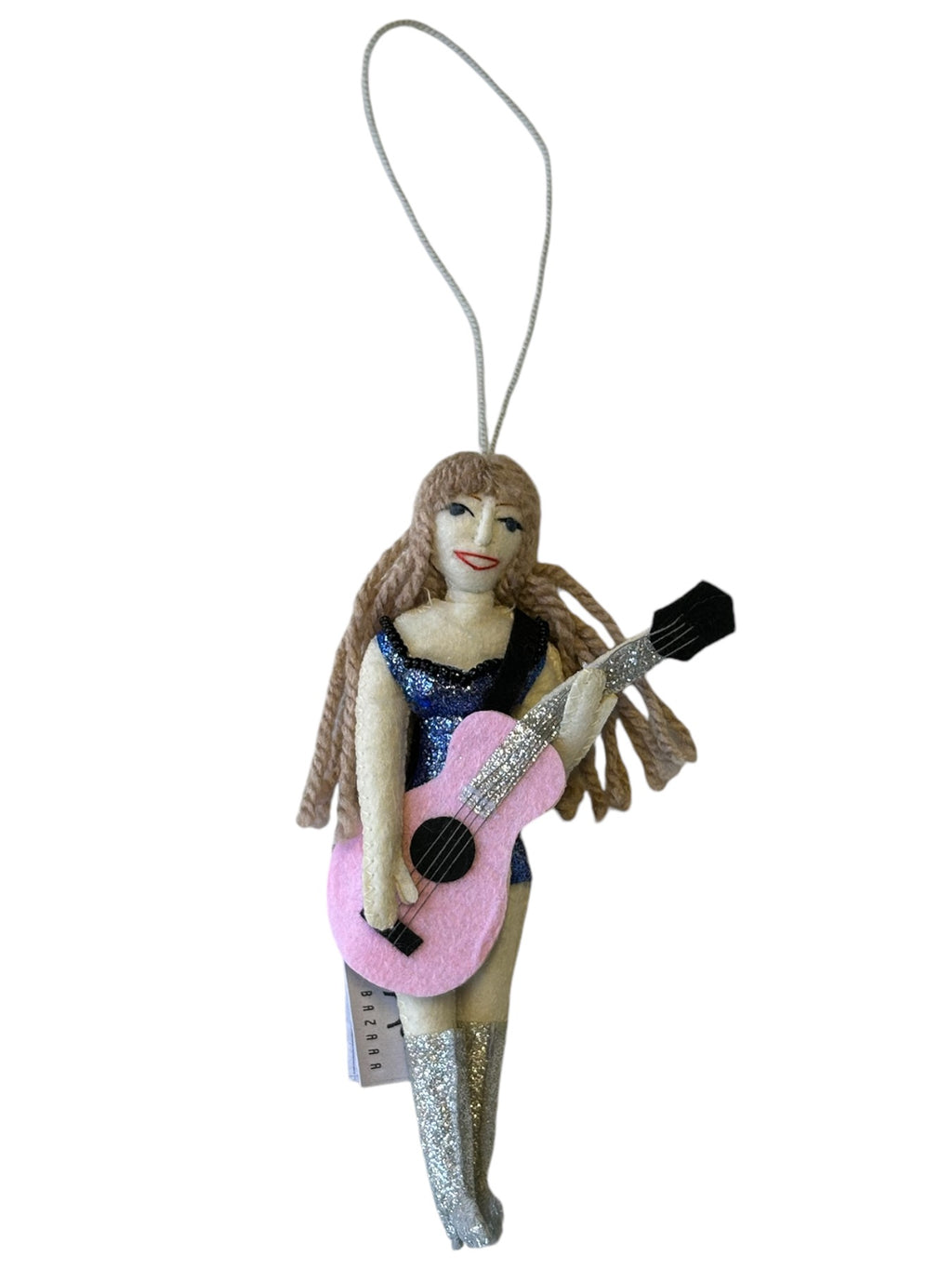 Taylor Swift with Guitar Felt Ornament