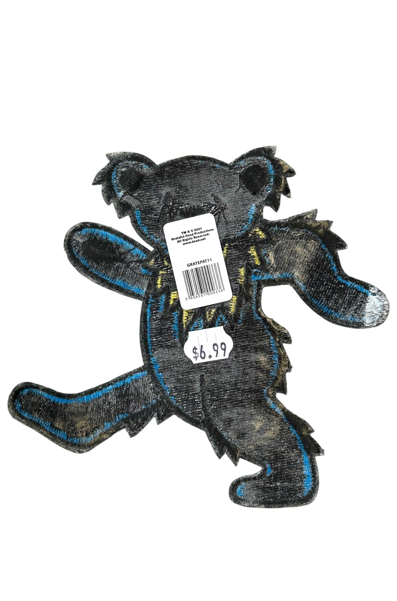 Grateful Dead Dancing Bear Embroidery Patch Official Licensed
