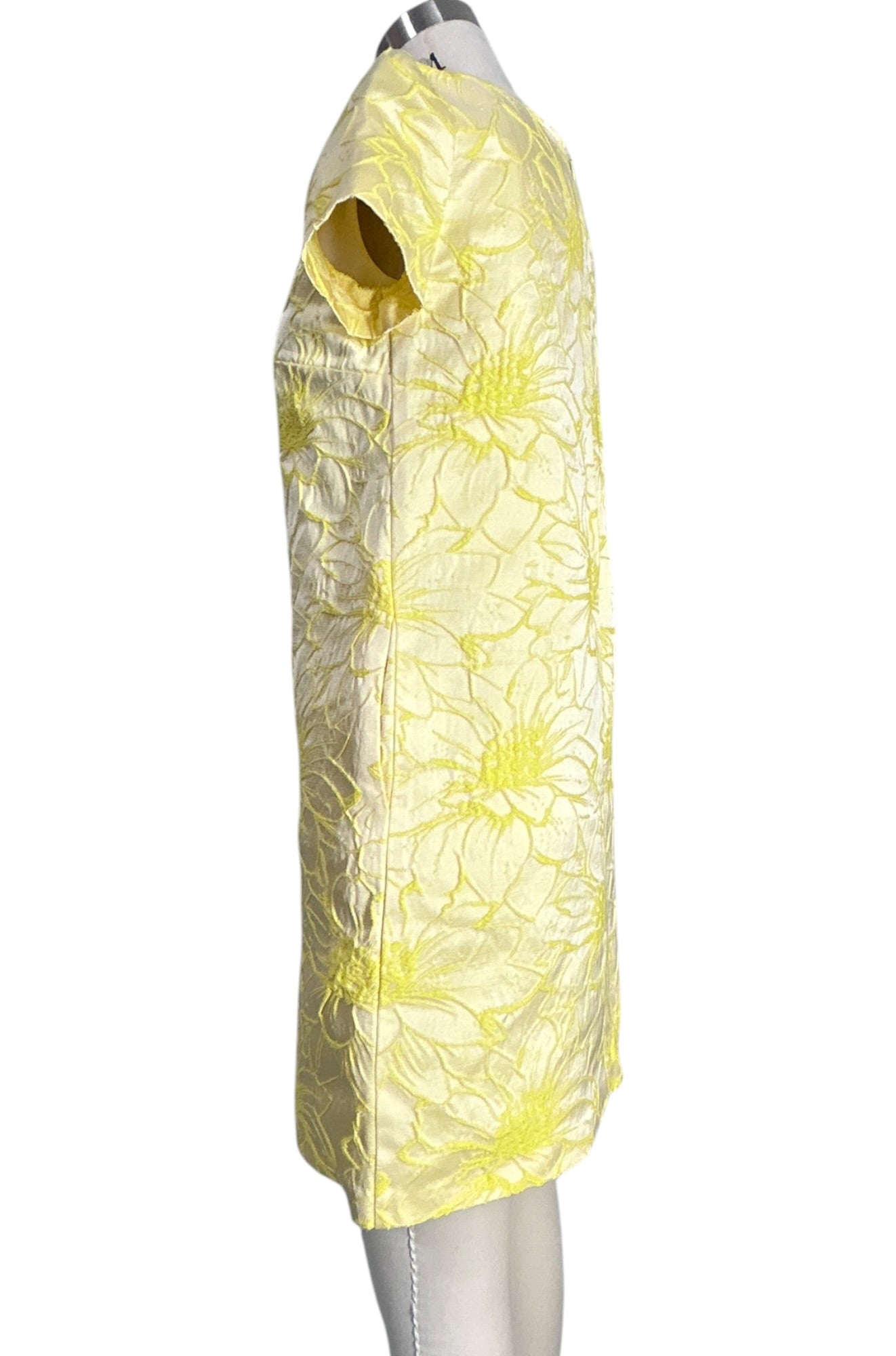Pre-Owned - Blugirl by Blumarine - Beaded & Rhinestone Floral Pattern  Brocade Dress