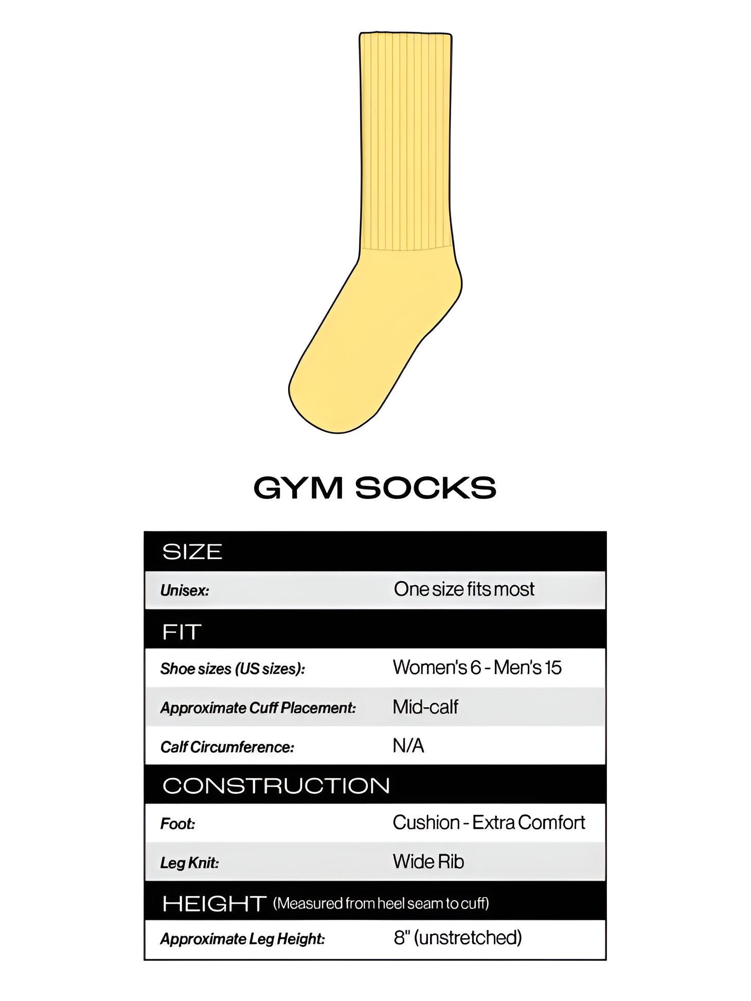 (Unisex) I ❤️ Drag Gym Crew Socks