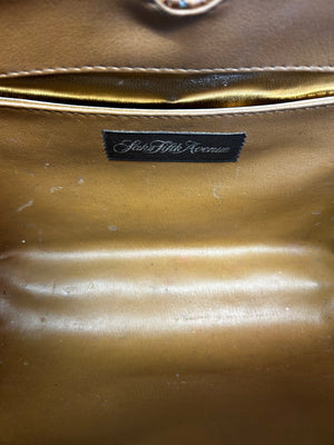 Vintage - Saks Fifth Avenue Rattan Wicker Shoulder Bag