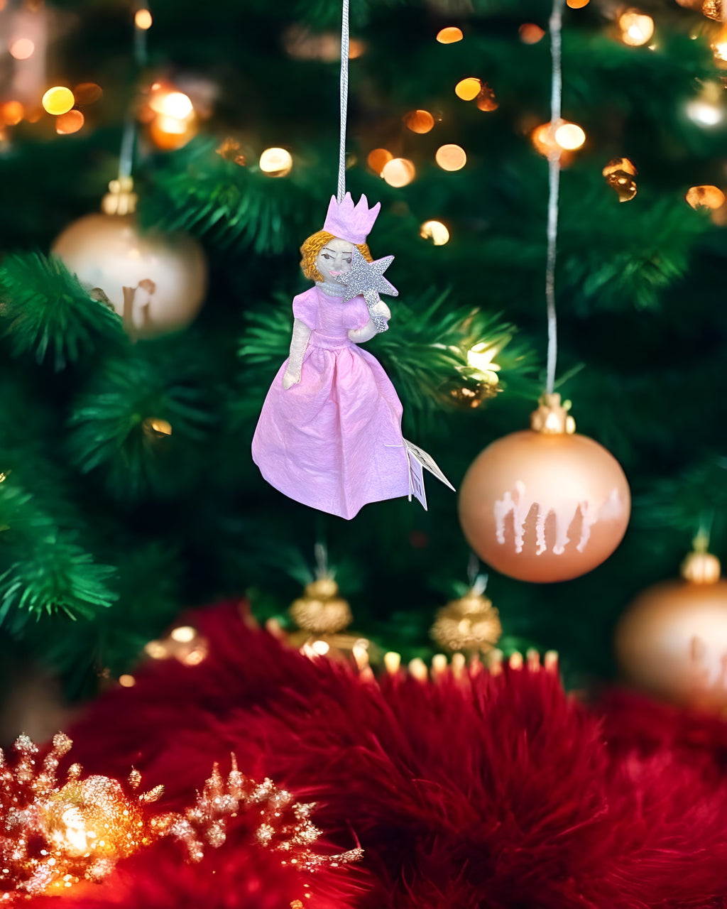 Felt Glinda Ornament