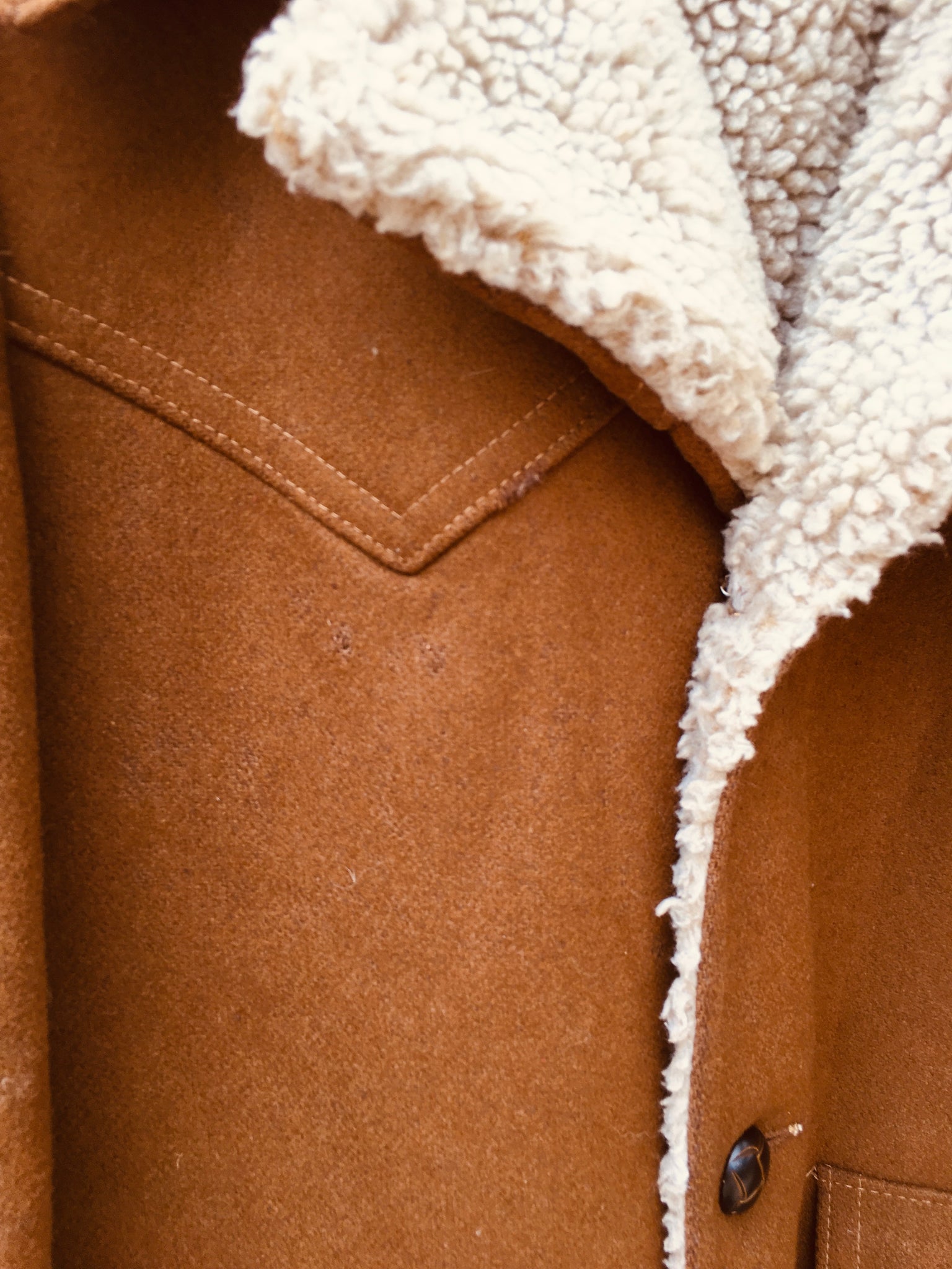 Vintage  Woolrich Faux Sherpa Wool Men's Coat