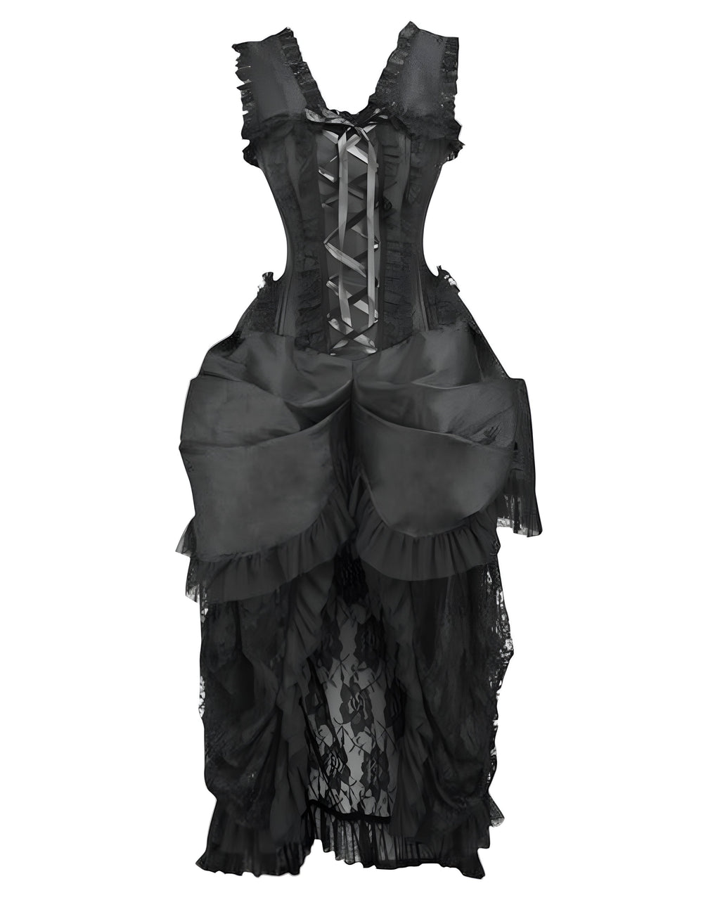 Mabel Victorian Style Taffeta Corset Dress