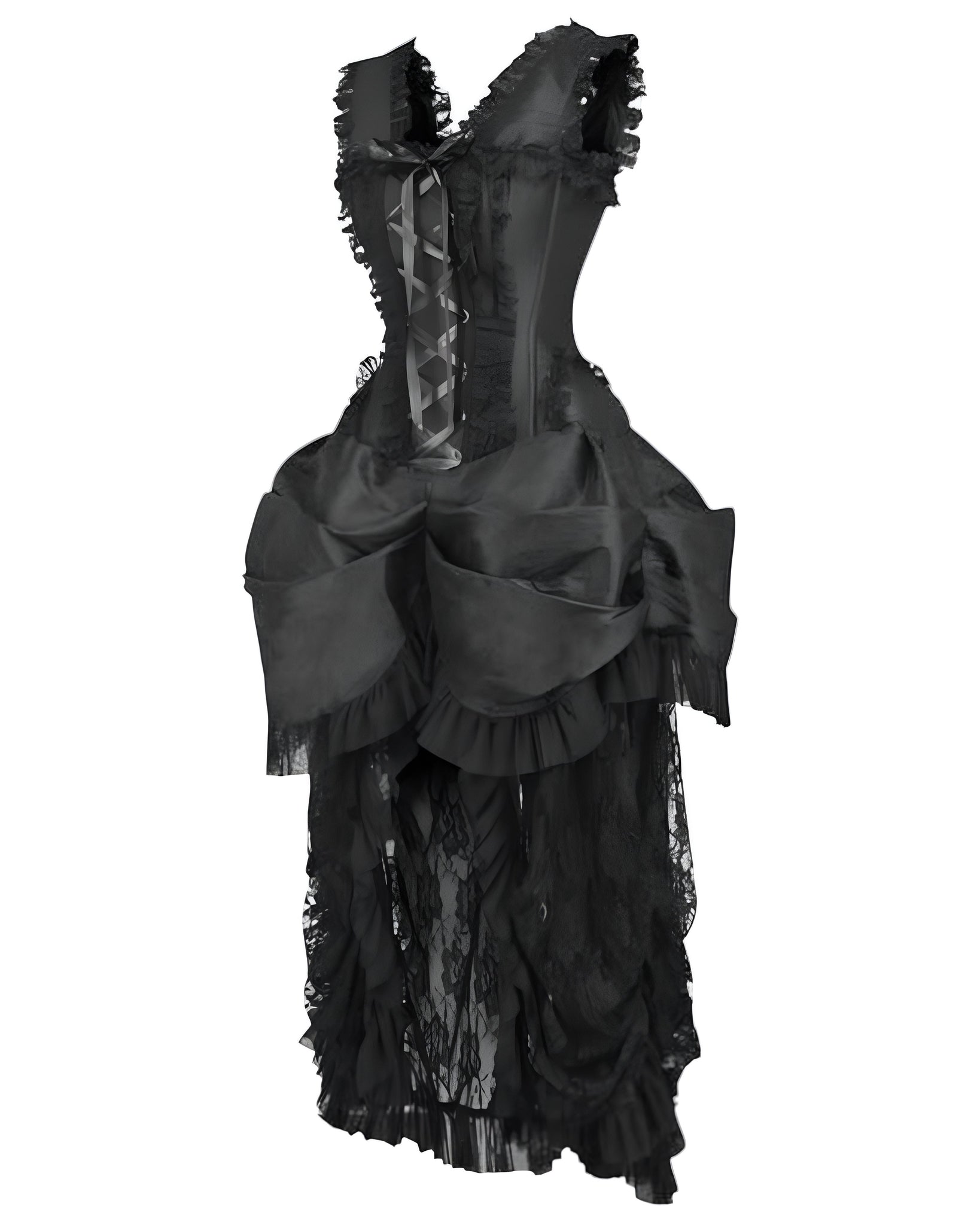 Mabel Victorian Style Taffeta Corset Dress