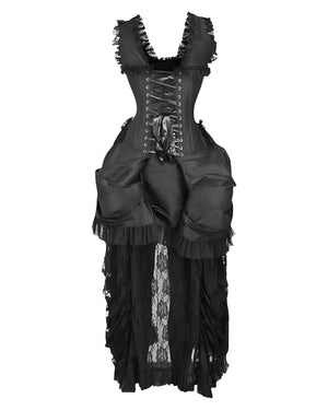 Mabel Victorian Style Taffeta Corset Dress