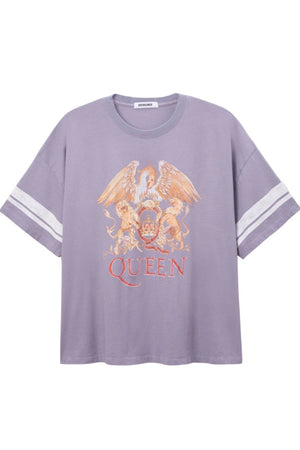 Daydreamer LA - Queen Varsity Crest Oversized Ringer Tee