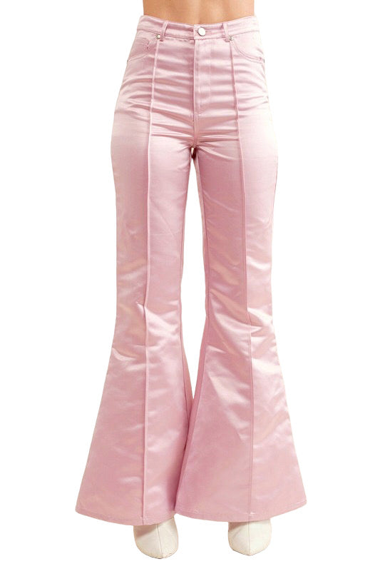 Elvisa Satin Jacket & Pants Set