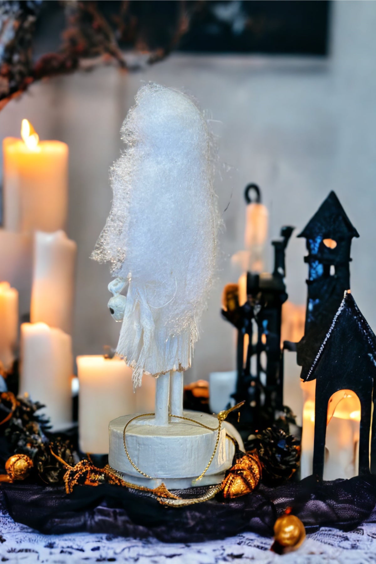 Bethany Lowe Designs - Ghostie Girl With Candelabra