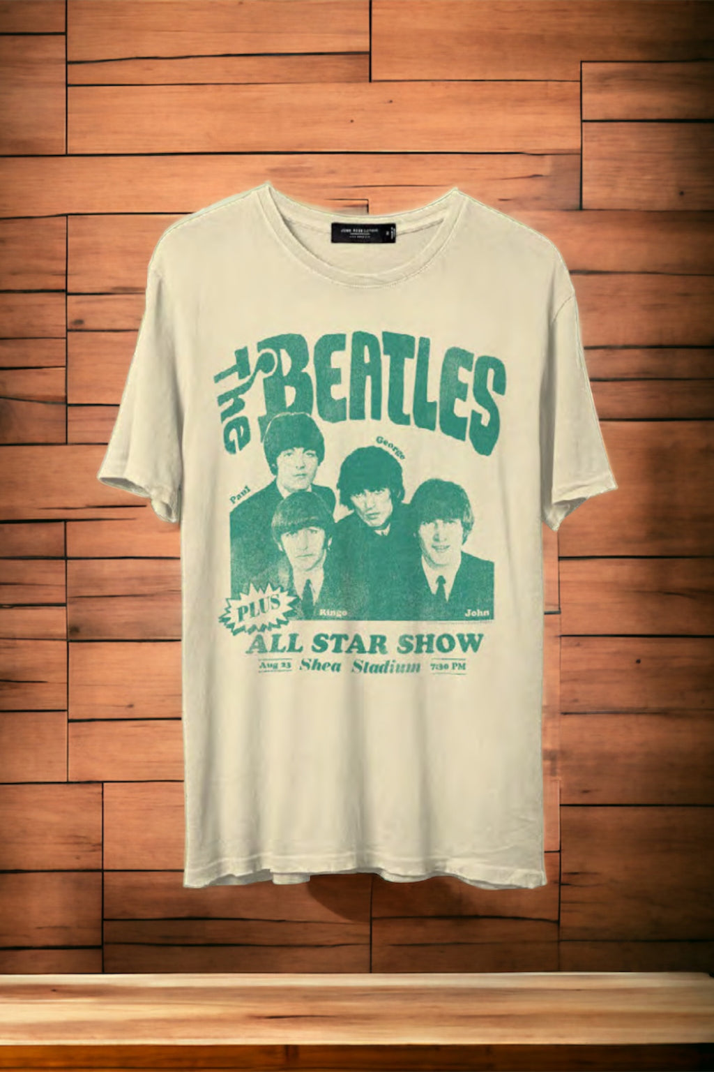 Junk Food Clothing - THE BEATLES ALL STAR SHOW VINTAGE TEE