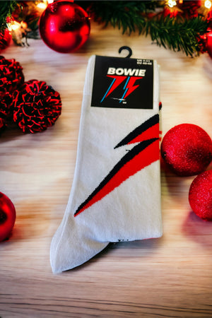 (Unisex) David Bowie Lightning Bolt Patterned Socks