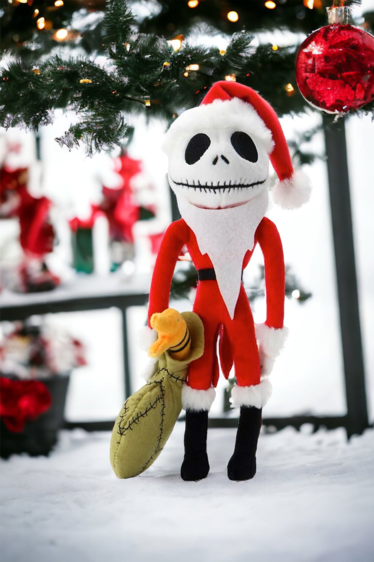 The Nightmare Before Christmas Jack Skellington 10 Phunny Plush - Kidrobot
