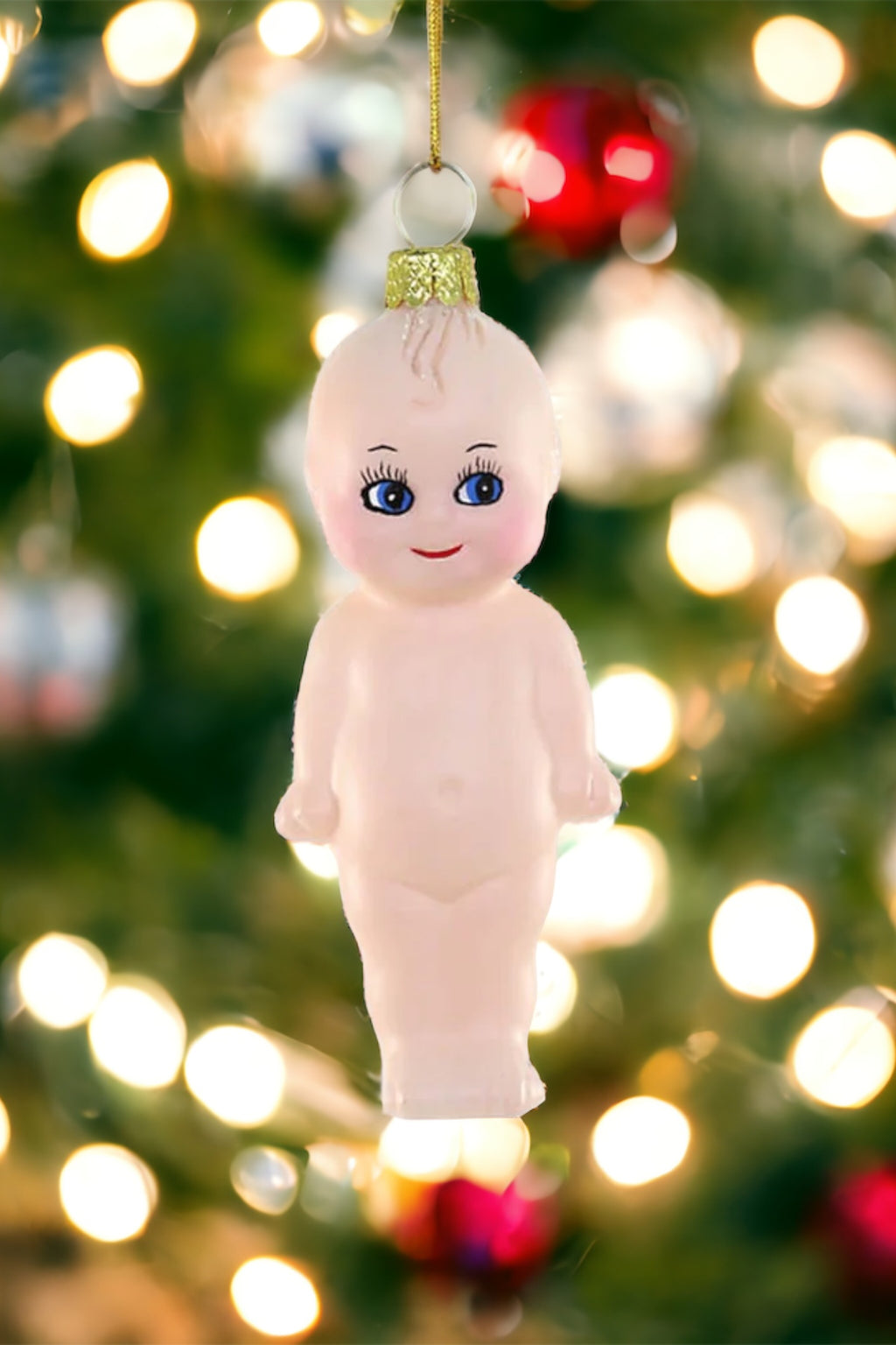 Kewpie Doll Glass Ornament