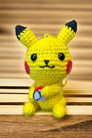 Pikachu Knit Ornament