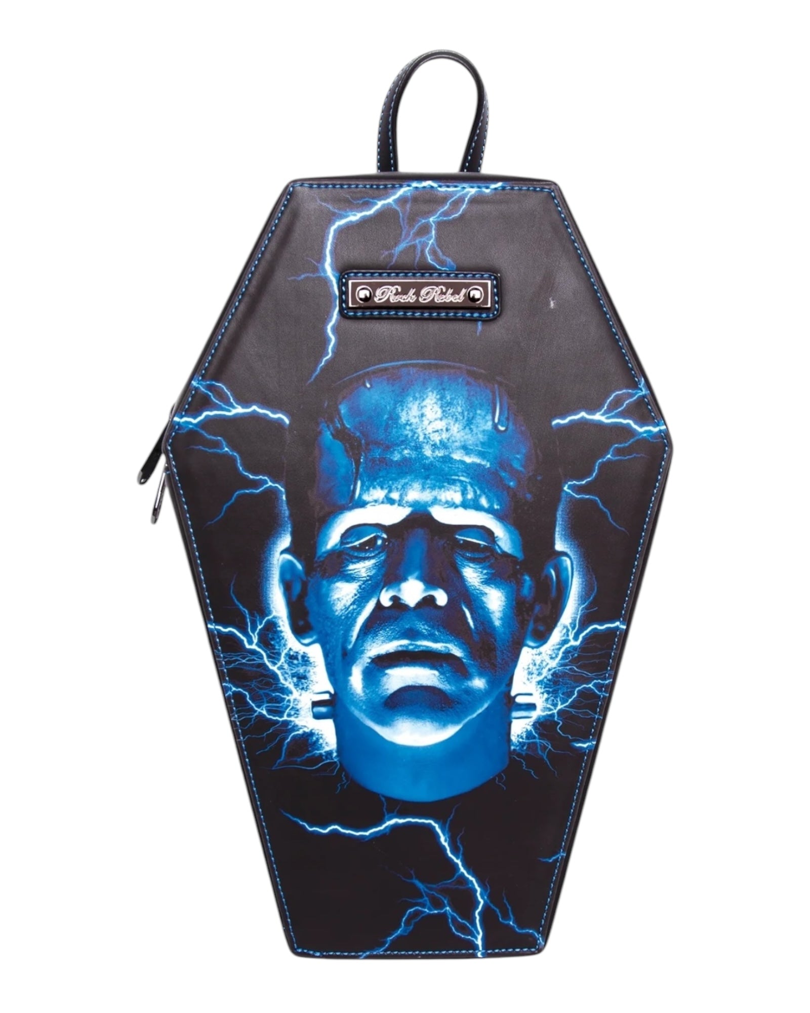 Rock Rebel - Frankenstein Coffin Backpack – Thirteen Vintage display picture 3