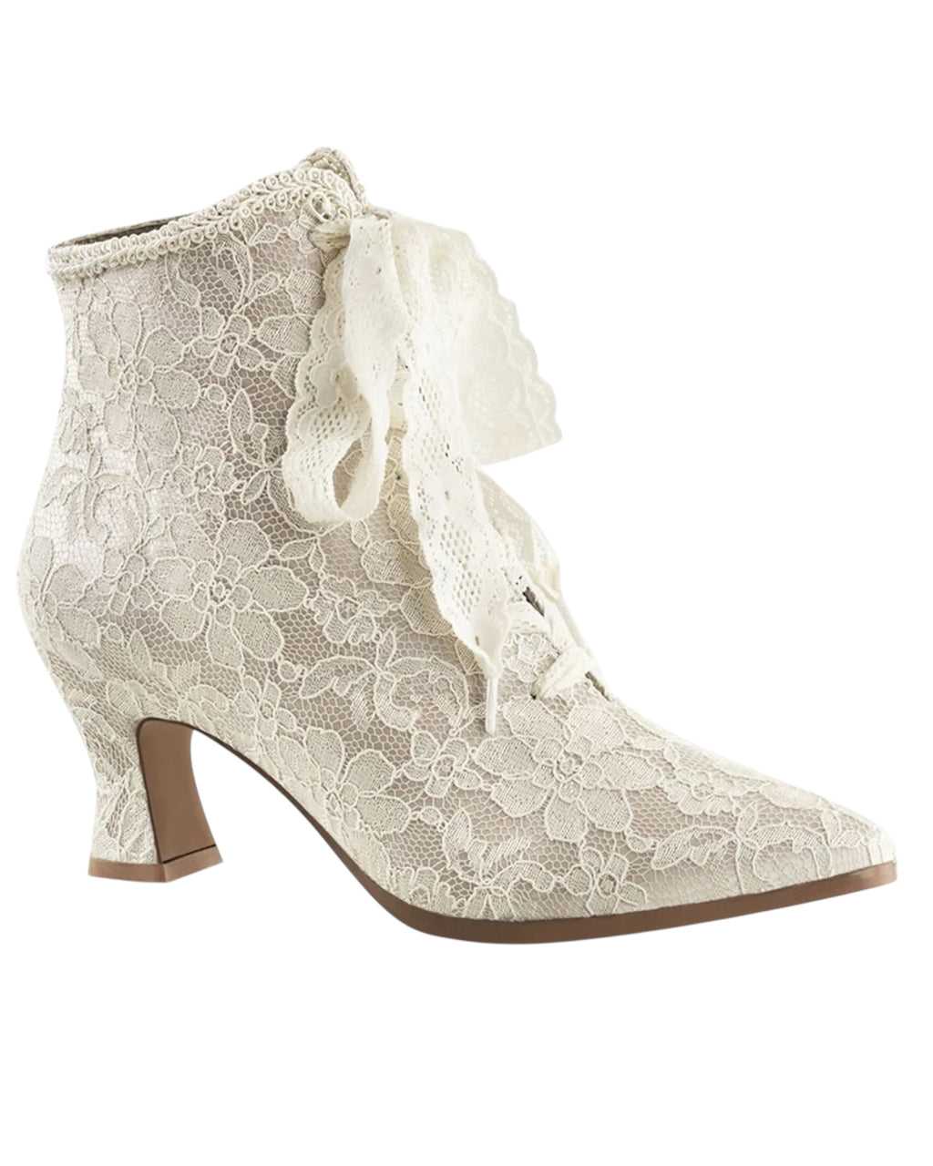 Fabulicious - Victorian-30 Lace Ankle Booties